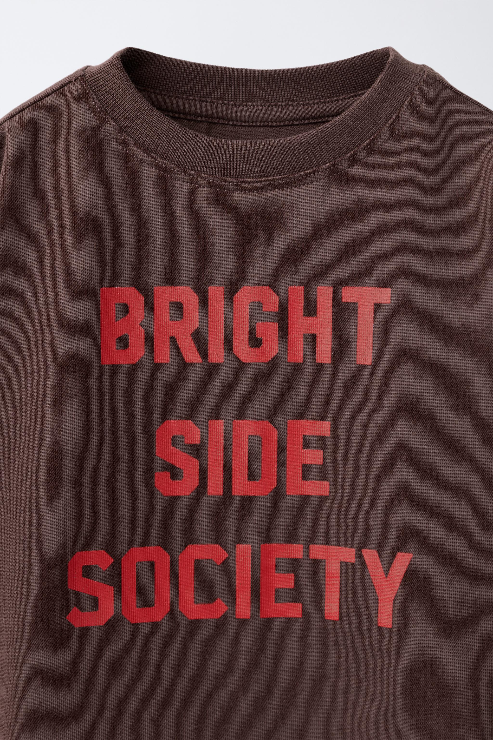 HEAVY TEXT PRINT T-SHIRT